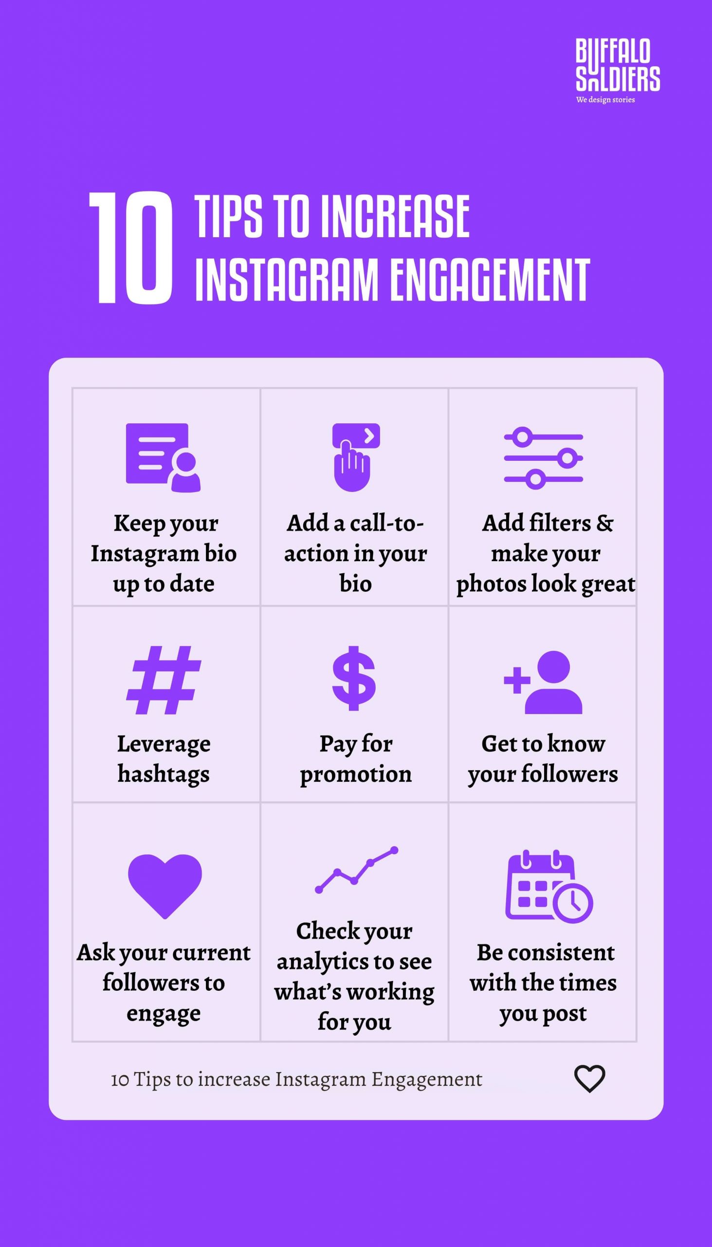 10 نصائح لزيادة مشاركة Instagram